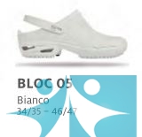 Kinemed Wock Bloc Zoccoli Professionali Con Cinturino Bianco 38