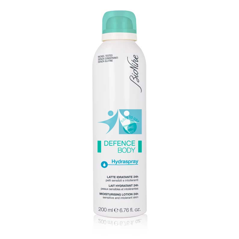 BioNike Linea Defence Body Latte Idratante Spray 24h Setoso e Profumato 200 ml