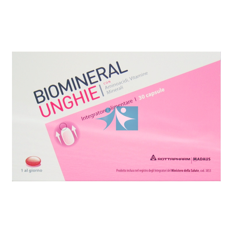 Biomineral Linea Unghie Integratore Alimentare Unghie Deboli 30 Capsule